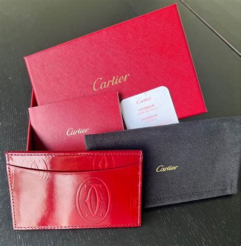 cartier card holder wallet|cartier happy birthday wallet.